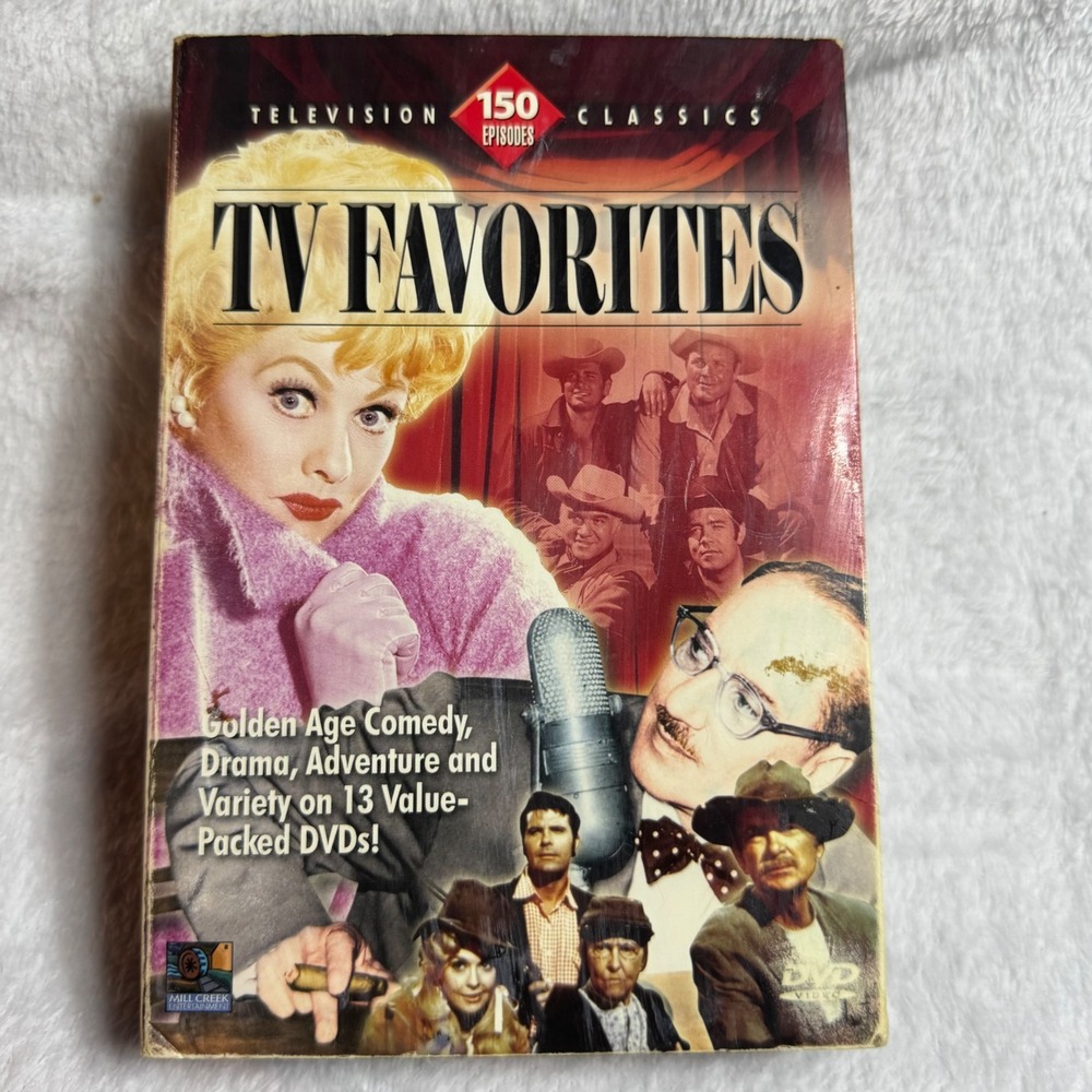 Mill Creek TV Favorites 150 Episodes Golden Age Classics 13 DVD Box Set